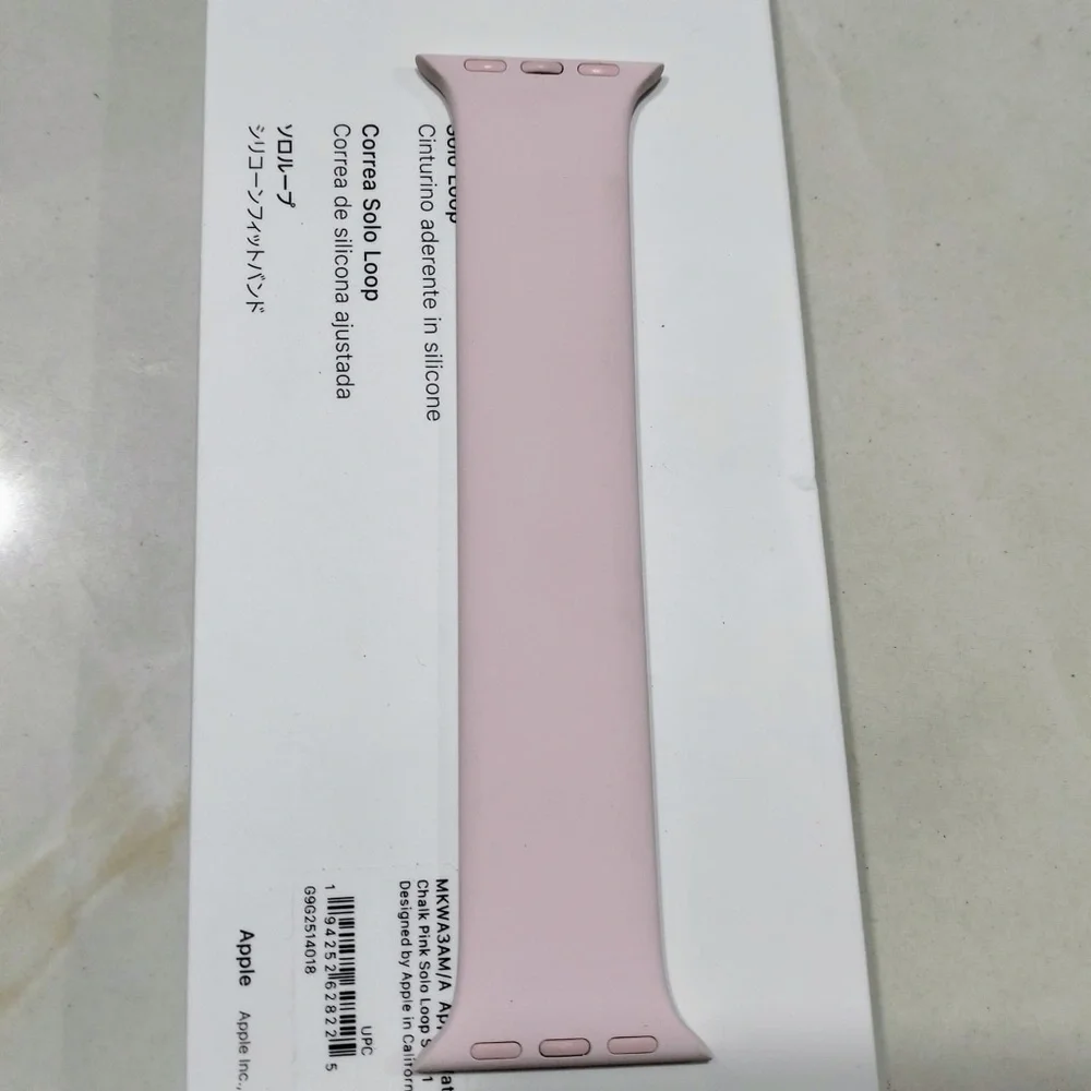 🟡Apple Watch 41mm Chalk Pink Solo Loop - Size 1 - Picture 7 of 11